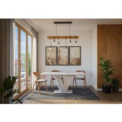 Masa extensibila Prospero Viney K350 (White/Сoncrete) Thumb