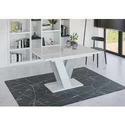 Masa extensibila Prospero Viney (White Gloss/Stone) Thumb