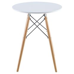 Masa Saska Garden 1028514 60х60 (White/Wood) Thumb