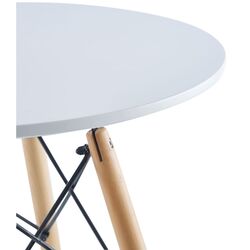 Masa Saska Garden 1028514 60х60 (White/Wood) Thumb