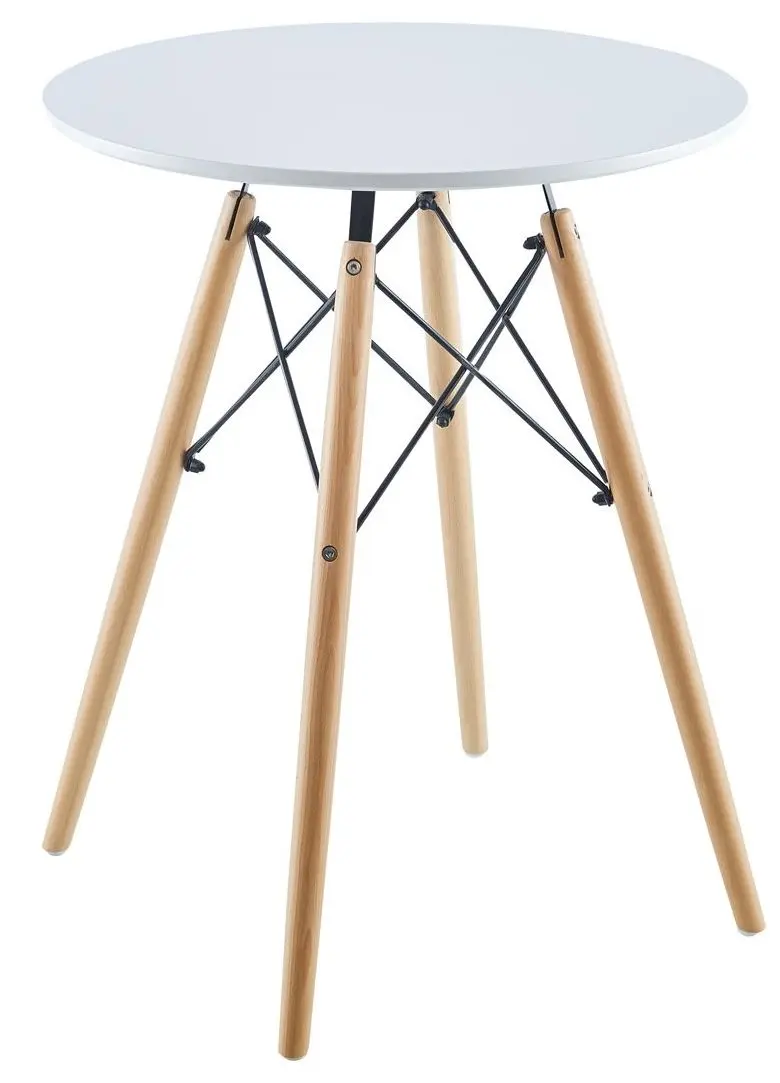 Masa Saska Garden 1028514 60х60 (White/Wood)