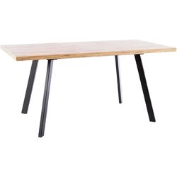 Masa plianta Signal Brick (Artisan Oak/Black)