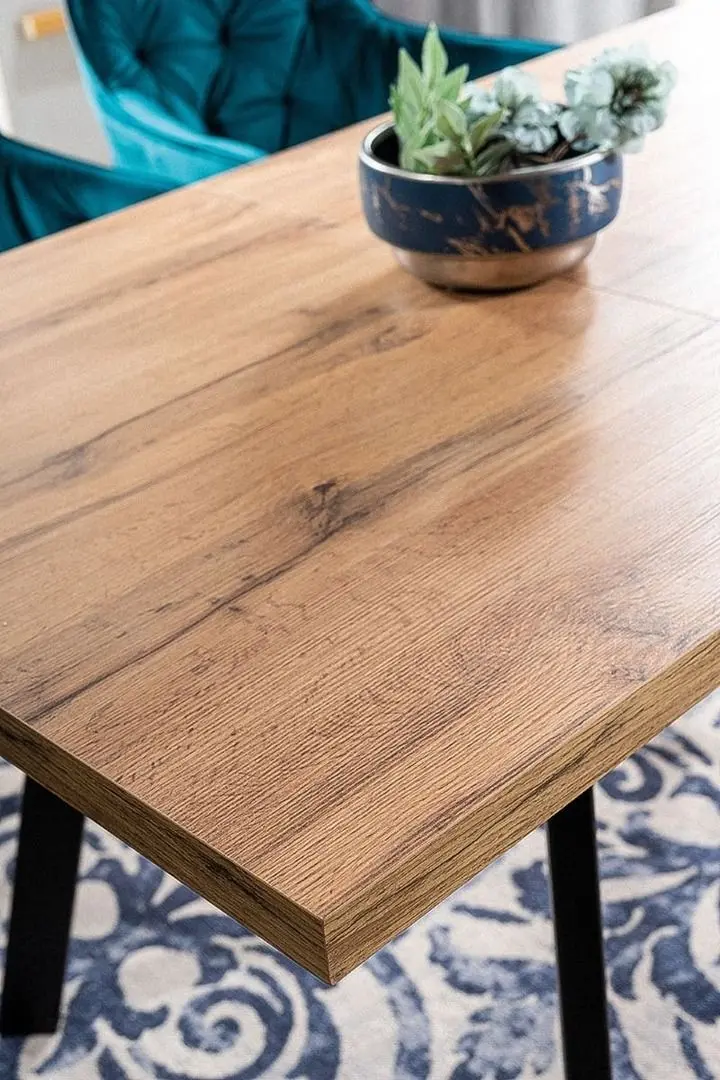 Masa plianta Signal Brick (Artisan Oak/Black)