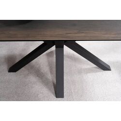 Стол раскладной Signal Columbus Ceramic 160 (Oak/Black) Thumb