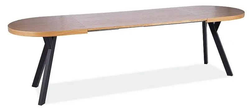 Masa extensibila Signal Domingo II (Oak/Black)