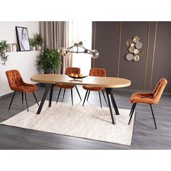 Masa extensibila Signal Domingo II (Oak/Black) Thumb