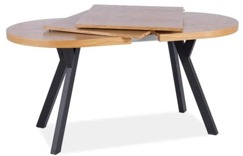 Masa extensibila Signal Domingo II (Oak/Black)