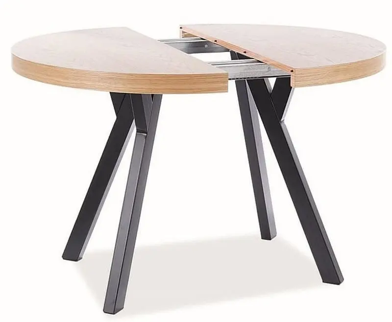 Masa extensibila Signal Domingo (Natural Oak/Black)