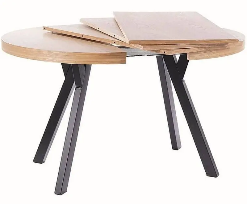 Masa extensibila Signal Domingo (Natural Oak/Black)