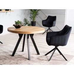 Masa extensibila Signal Domingo (Natural Oak/Black) Thumb