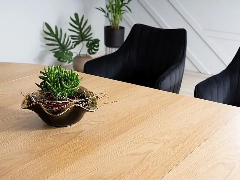 Masa extensibila Signal Domingo (Natural Oak/Black)