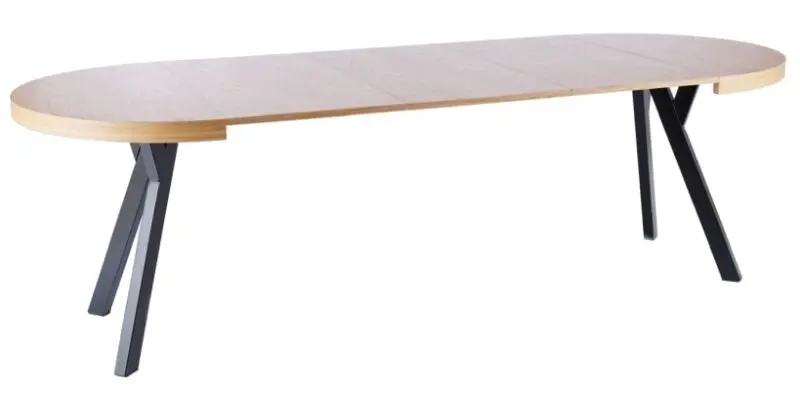 Masa extensibila Signal Domingo (Natural Oak/Black)