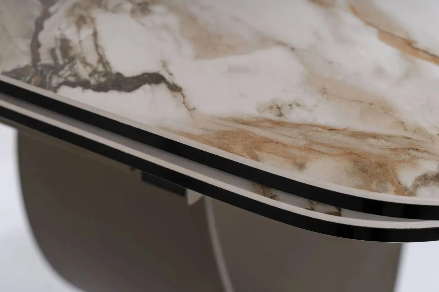 Masa plianta Signal Infinity Ceramic 160 (White/Brown)