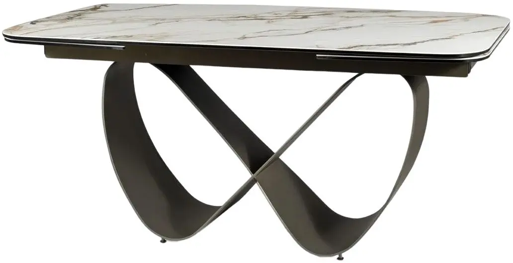 Masa plianta Signal Infinity Ceramic 160 (White/Brown)