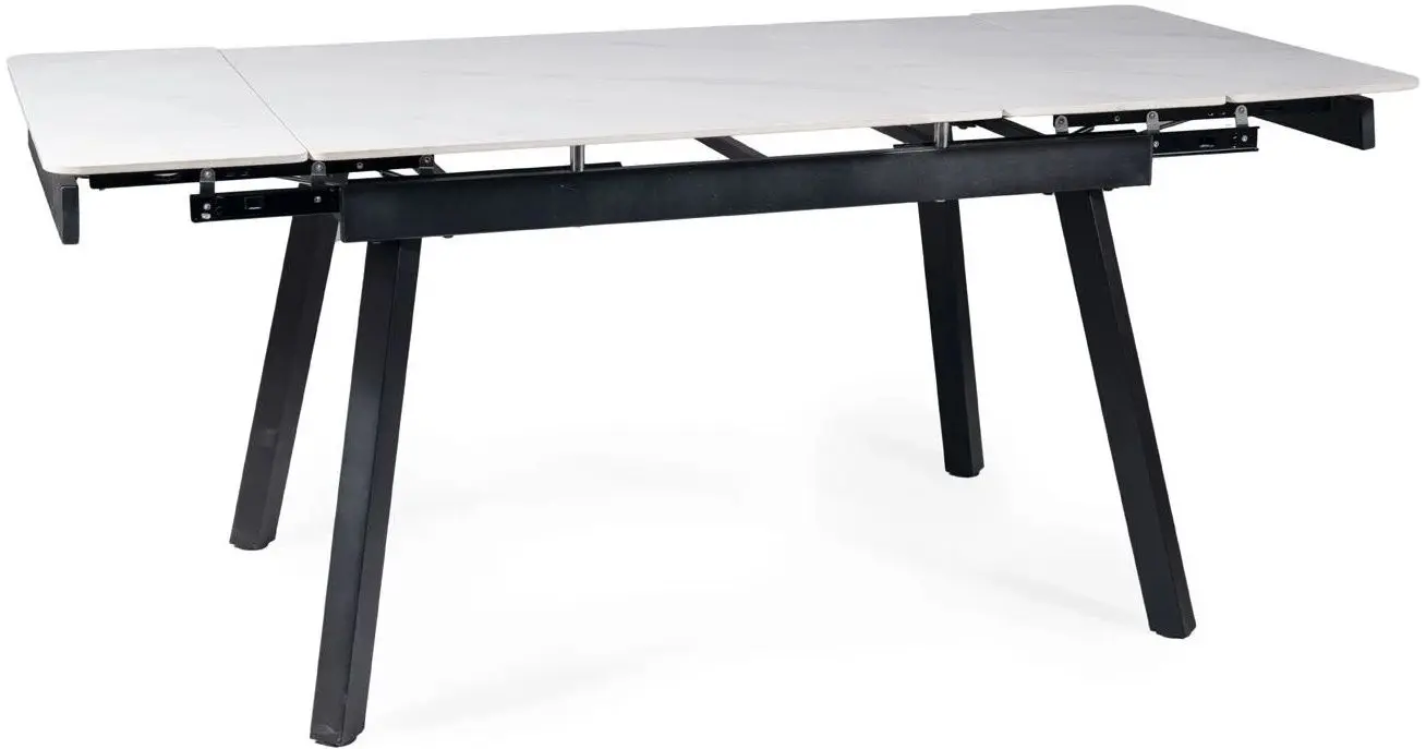 Masa plianta Signal John 120 (White/Black)