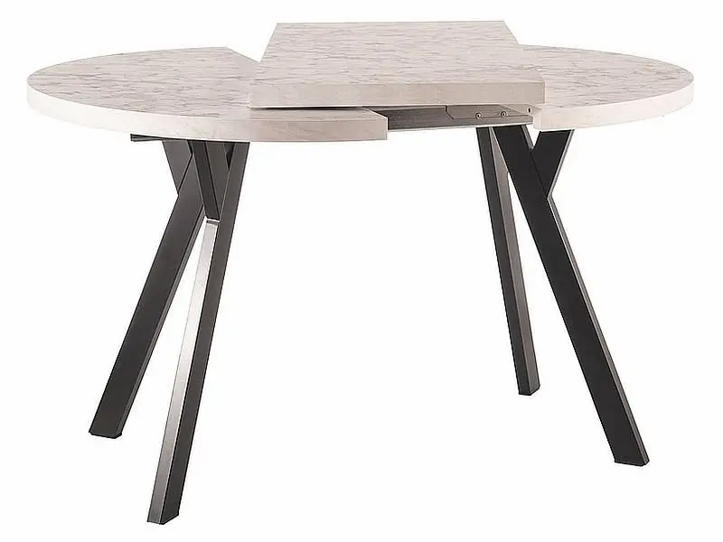 Стол раскладной Signal Medan (Marble/Black) - 2