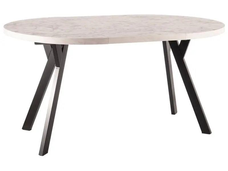 Стол раскладной Signal Medan (Marble/Black)