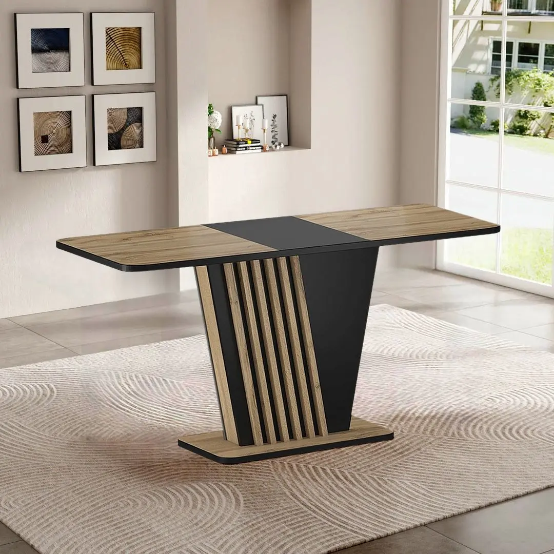 Masa extensibila Signal Nevio 125 (Artisan Oak/Black)