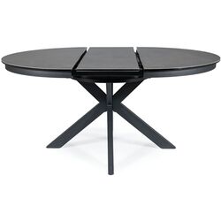 Masa plianta Signal Porto Ceramic 120 (Gray Marble/Black Matt)
