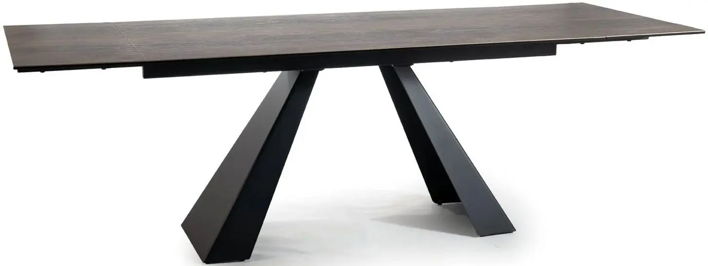 Стол раскладной Signal Salvadore 180 (Oak/Black Matt) - 3