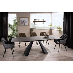 Стол раскладной Signal Salvadore 180 (Oak/Black Matt) Thumb