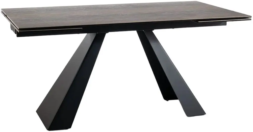 Стол раскладной Signal Salvadore 180 (Oak/Black Matt)
