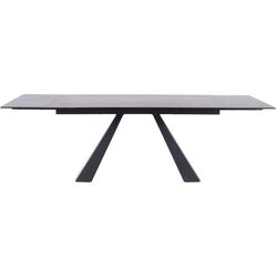 Masa plianta Signal Salvadore Ceramic 180 (Gray Marble/Black Matt) Thumb