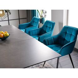 Стол раскладной Signal Sorento Ceramic (Black Marble/Black Matt) Thumb