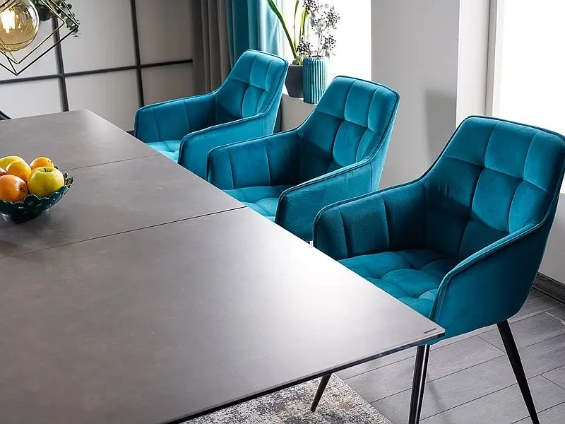 Стол раскладной Signal Sorento Ceramic (Black Marble/Black Matt)