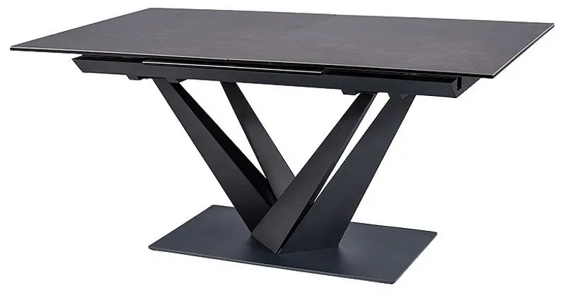 Стол раскладной Signal Sorento Ceramic (Black Marble/Black Matt)