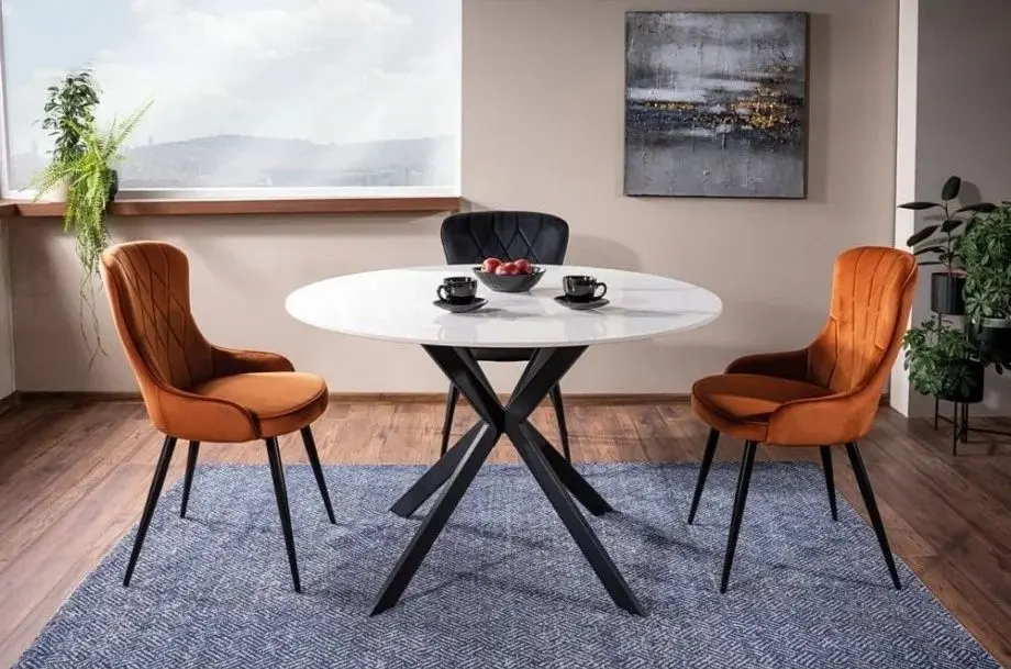 Стол Signal Talia 120 (White/Black) - 3