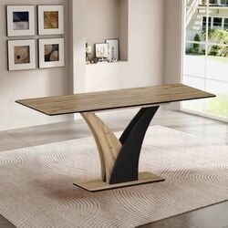 Стол раскладной Signal Vento 120 (Artisan Oak/Black)