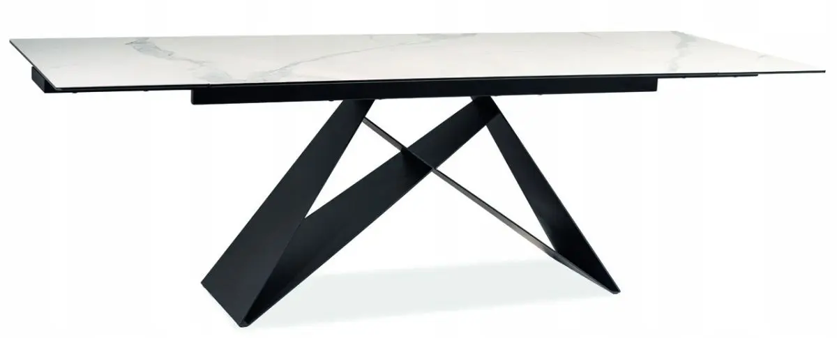Стол раскладной Signal Westin III 160 (White/Black)