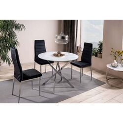 Masa Signal Agis 90 (White Marble/Chrome) Thumb