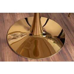 Masa Signal Espero 90 (White Marble/Gold) Thumb