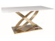 Masa Signal Hermes 160 (White Marble/Gold)