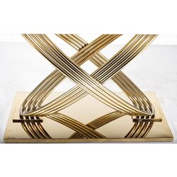 Masa Signal Hermes 160 (White Marble/Gold) Thumb