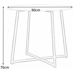 Masa Signal Luna 90 (Oak/Black) Thumb