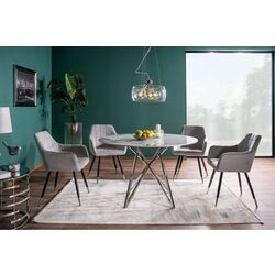 Masa Signal Murano 120 (White/Chrome) Thumb