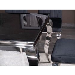 Стол Signal Prince 180 (Black/Chrome) Thumb