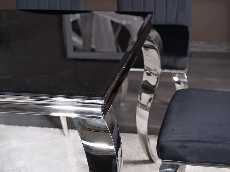 Стол Signal Prince 180 (Black/Chrome)