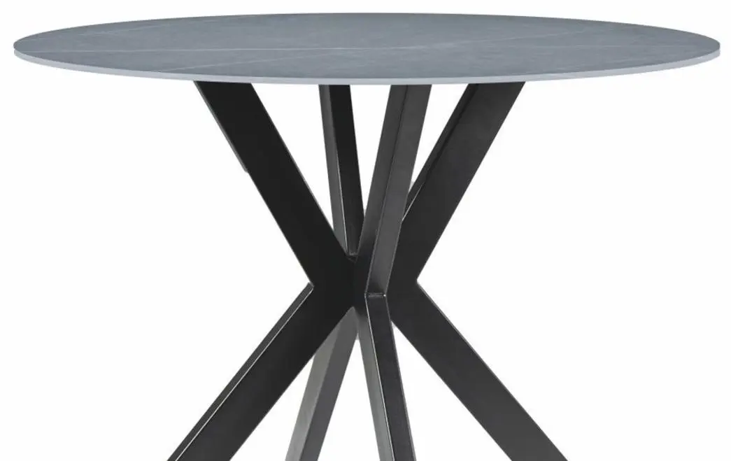 Masa Signal Talia 90 (Grey Marble/Black)