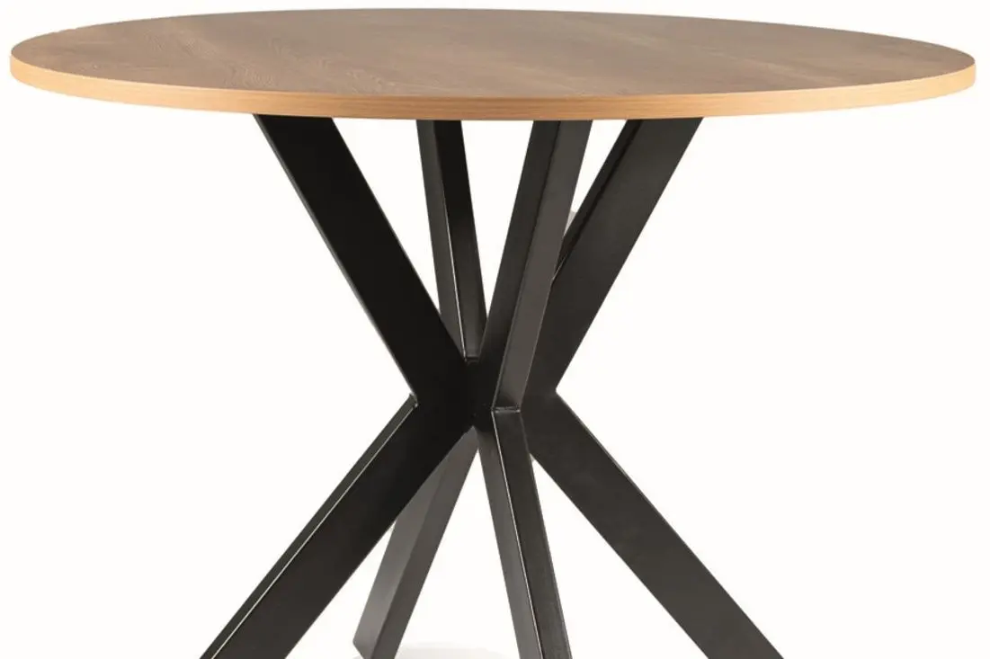 Masa Signal Talia II (Oak/Black Matt)