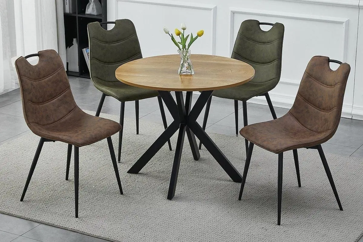 Masa Signal Talia II (Oak/Black Matt)