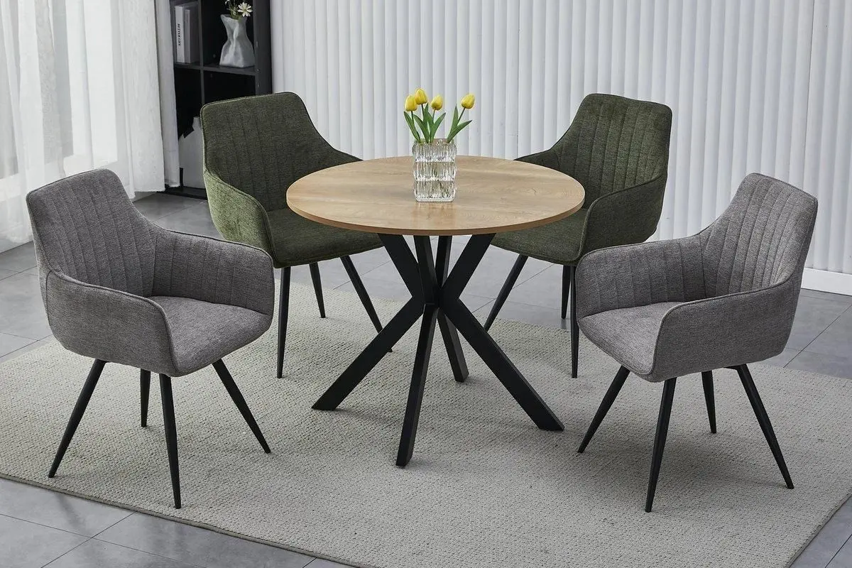 Masa Signal Talia II (Oak/Black Matt)