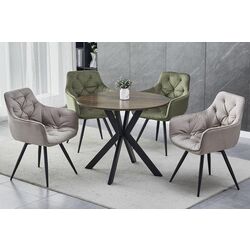 Masa Signal Talia II (Walnut/Black Matt)