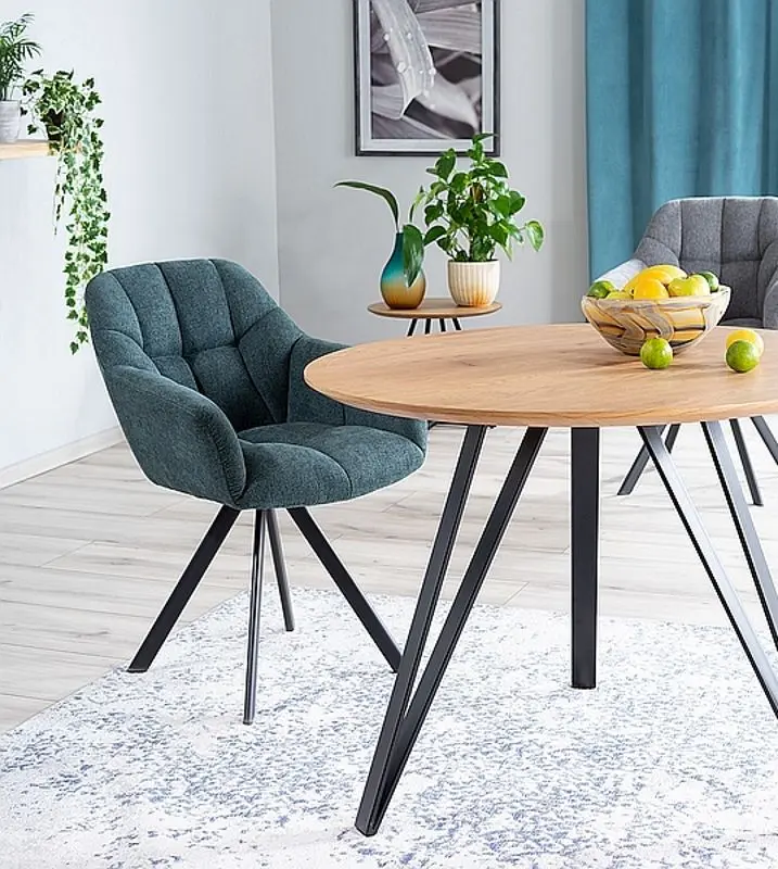 Masa plianta Signal Tetis (Oak/Black)