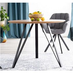 Masa plianta Signal Tetis (Oak/Black) Thumb