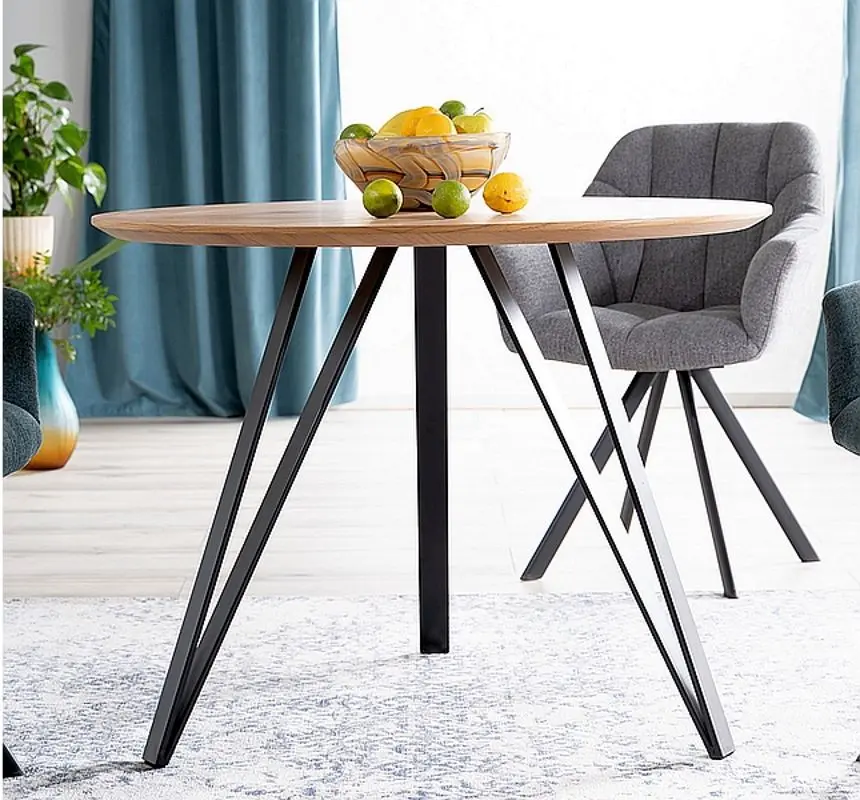 Masa plianta Signal Tetis (Oak/Black)