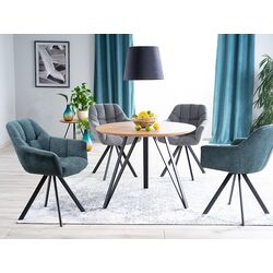 Masa plianta Signal Tetis (Oak/Black) Thumb